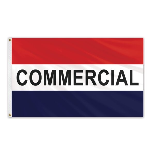 Commercial Message Flag 3'x5' Standard Flag